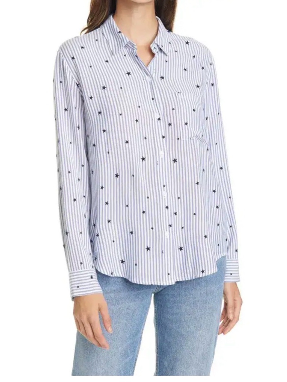 Rails Rosci Stars and Stripes super soft  Button-Down